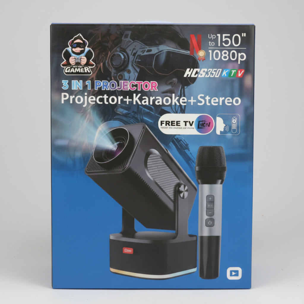 3 in 1 Projector Projector+Karaoke+Stereo