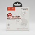 Hoco EQ100 (AI) True Wireless Earbuds with Real-Time Translation & Built-in Phone Stand