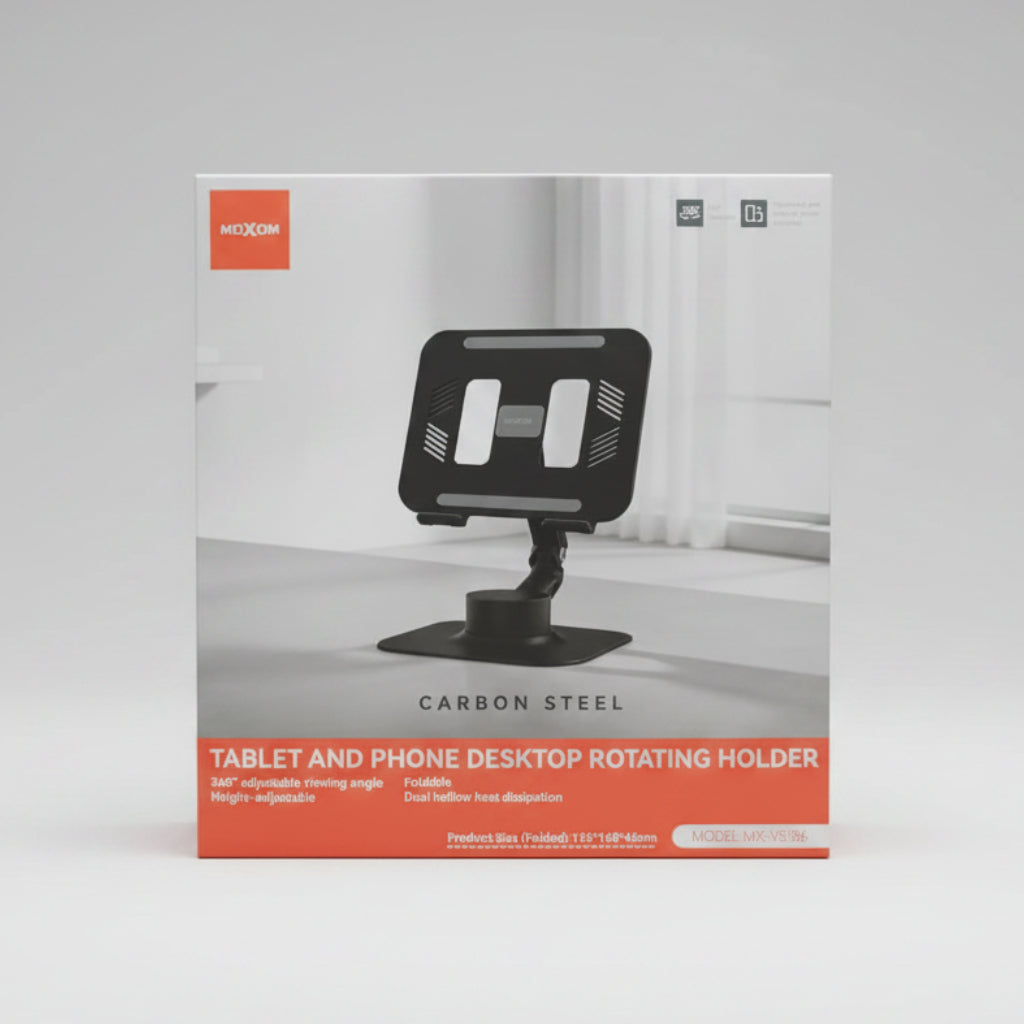 Tablet And Phone Desktop Rotating Holder