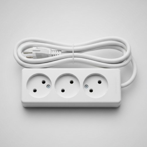 3m white power strip extension cord